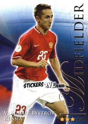 Sticker Bystrov Vladimir - World Football Online 2010-2011. Series 2 - Futera