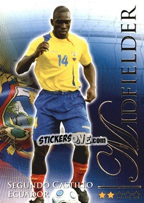 Sticker Castillo Segundo - World Football Online 2010-2011. Series 2 - Futera