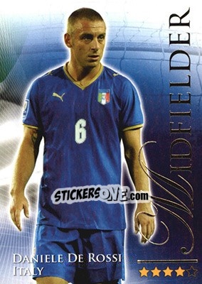 Figurina De Rossi Daniele - World Football Online 2010-2011. Series 2 - Futera