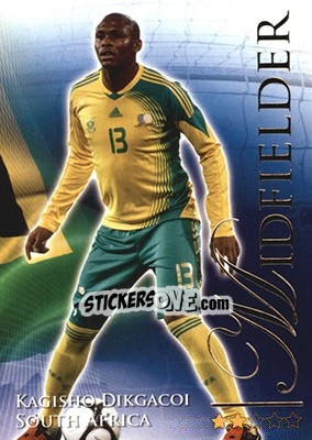 Sticker Dikgacoi Kagisho - World Football Online 2010-2011. Series 2 - Futera