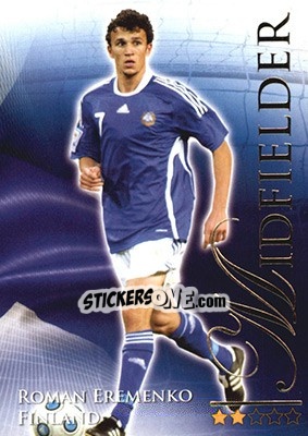 Sticker Eremenko Roman - World Football Online 2010-2011. Series 2 - Futera