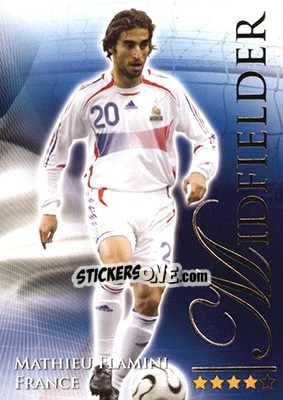 Cromo Flamini Mathieu - World Football Online 2010-2011. Series 2 - Futera