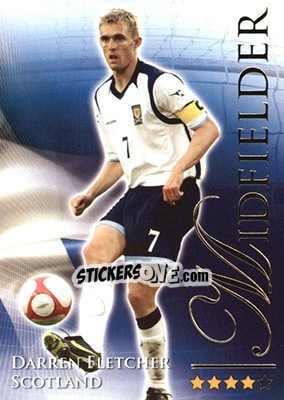 Sticker Fletcher Darren - World Football Online 2010-2011. Series 2 - Futera