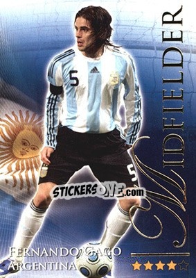 Sticker Gago Fernando - World Football Online 2010-2011. Series 2 n. 582 - Futera