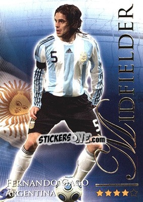 Cromo Gago Fernando - World Football Online 2010-2011. Series 2 - Futera