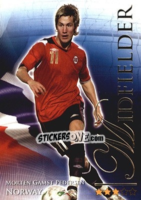 Cromo Gamst Pedersen Morten - World Football Online 2010-2011. Series 2 - Futera