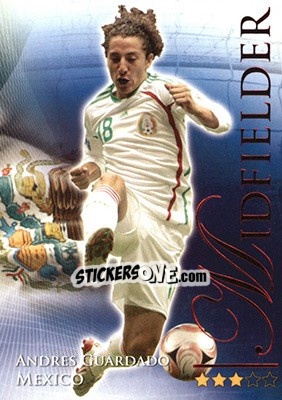 Cromo Guardado Andres - World Football Online 2010-2011. Series 2 - Futera