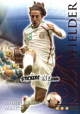 Sticker Guardado Andres - World Football Online 2010-2011. Series 2 n. 587 - Futera