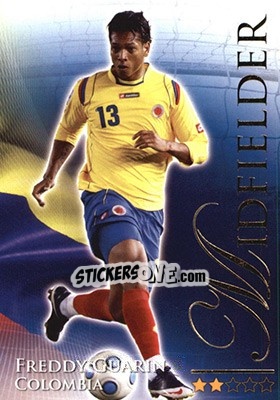 Sticker Guarín Fredy - World Football Online 2010-2011. Series 2 - Futera