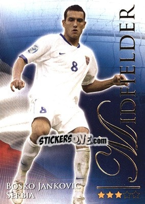 Cromo Jankovic Bosko - World Football Online 2010-2011. Series 2 - Futera