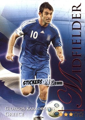 Figurina Karagounis Giorgos - World Football Online 2010-2011. Series 2 - Futera