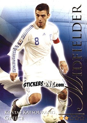 Cromo Katsouranis Kostas - World Football Online 2010-2011. Series 2 - Futera