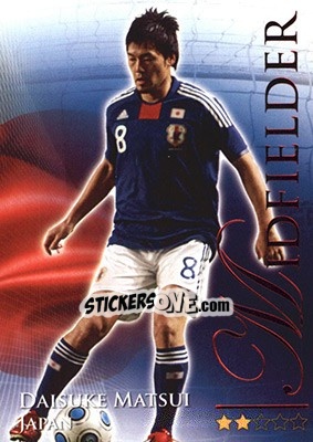 Sticker Matsui Daisuke - World Football Online 2010-2011. Series 2 - Futera