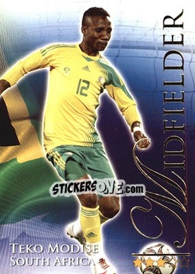 Sticker Modise Teko - World Football Online 2010-2011. Series 2 - Futera