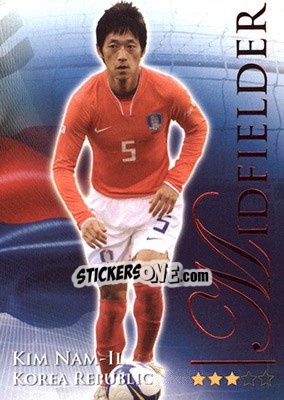 Sticker Nam-Il Kim - World Football Online 2010-2011. Series 2 - Futera