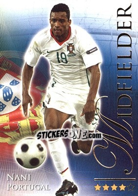 Sticker Nani - World Football Online 2010-2011. Series 2 - Futera