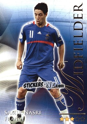 Sticker Nasri Samir - World Football Online 2010-2011. Series 2 - Futera