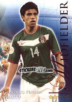 Cromo Pineda Gonzalo - World Football Online 2010-2011. Series 2 - Futera