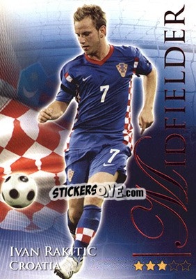 Sticker Rakitic Ivan - World Football Online 2010-2011. Series 2 - Futera