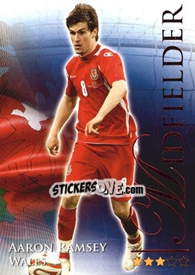 Sticker Ramsey Aaron - World Football Online 2010-2011. Series 2 - Futera