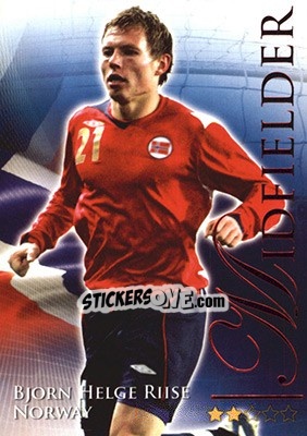 Sticker Riise Bjørn Helge - World Football Online 2010-2011. Series 2 - Futera