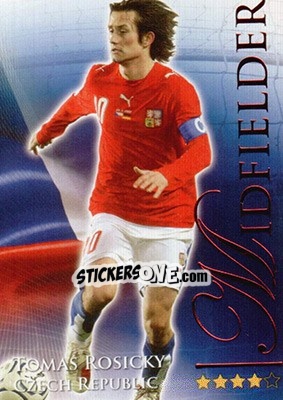 Sticker Rosicky Tomas - World Football Online 2010-2011. Series 2 - Futera