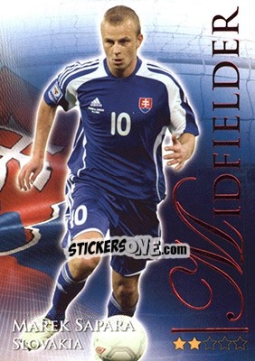 Sticker Sapara Marek - World Football Online 2010-2011. Series 2 - Futera