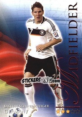 Sticker Schweinsteiger Bastian - World Football Online 2010-2011. Series 2 n. 628 - Futera