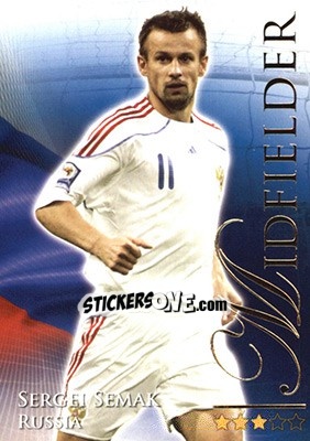 Sticker Semak Sergei - World Football Online 2010-2011. Series 2 - Futera