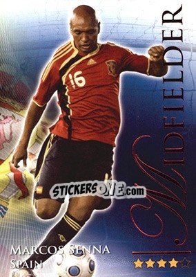 Sticker Senna Marcos - World Football Online 2010-2011. Series 2 - Futera