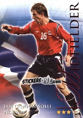Sticker Solli Jan Gunnar - World Football Online 2010-2011. Series 2 - Futera