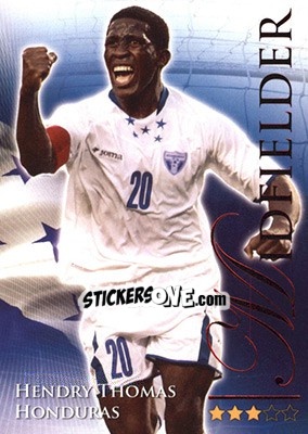Sticker Thomas Hendry - World Football Online 2010-2011. Series 2 - Futera