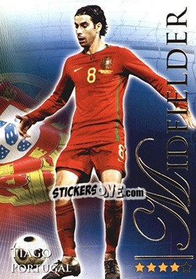 Figurina Tiago Mendes - World Football Online 2010-2011. Series 2 - Futera