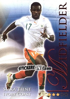 Sticker Tiene Siaka - World Football Online 2010-2011. Series 2 - Futera
