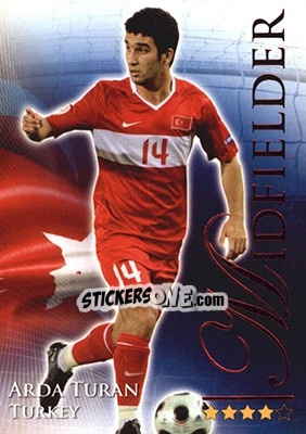 Sticker Turan Arda - World Football Online 2010-2011. Series 2 n. 640 - Futera