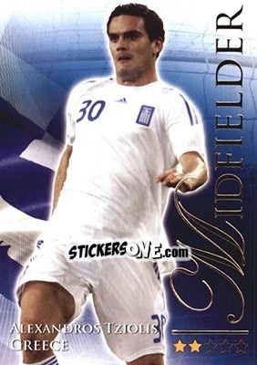 Cromo Tziolis Alexandros - World Football Online 2010-2011. Series 2 - Futera