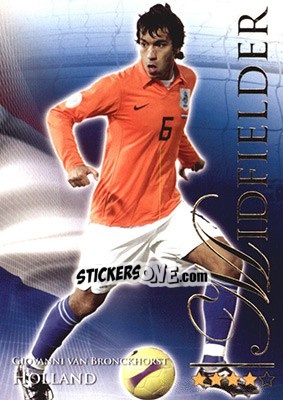 Sticker Van Bronckhorst Giovanni - World Football Online 2010-2011. Series 2 - Futera