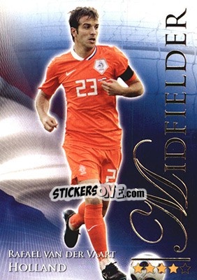 Sticker Van Der Vaart Rafael - World Football Online 2010-2011. Series 2 - Futera