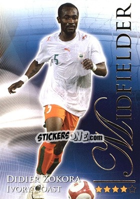 Sticker Zokora Didier - World Football Online 2010-2011. Series 2 - Futera