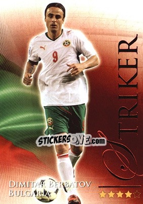 Sticker Berbatov Dimitar - World Football Online 2010-2011. Series 2 - Futera