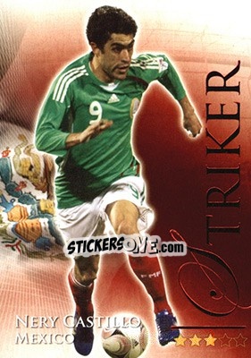 Figurina Castillo Nery - World Football Online 2010-2011. Series 2 - Futera