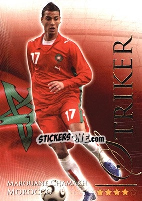Sticker Chamakh Marouane - World Football Online 2010-2011. Series 2 n. 660 - Futera