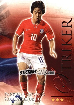 Cromo Chu-Young Park - World Football Online 2010-2011. Series 2 - Futera