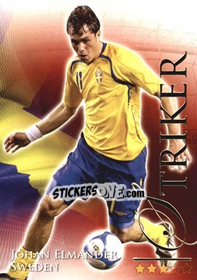 Sticker Elmander Johan - World Football Online 2010-2011. Series 2 - Futera