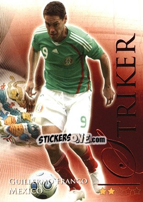 Sticker Franco Guillermo - World Football Online 2010-2011. Series 2 - Futera