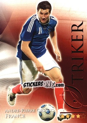 Sticker Gignac André-Pierre - World Football Online 2010-2011. Series 2 - Futera