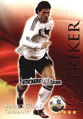 Sticker Gómez Mario - World Football Online 2010-2011. Series 2 - Futera