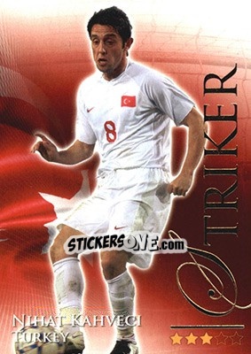 Figurina Kahveci Nihat - World Football Online 2010-2011. Series 2 - Futera