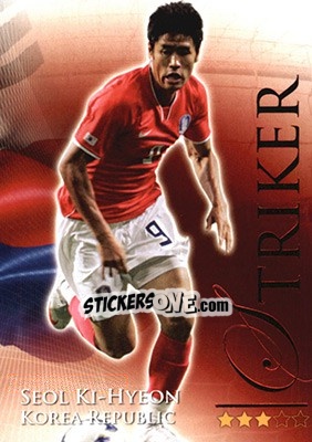 Sticker Ki-Hyeon Seol - World Football Online 2010-2011. Series 2 - Futera