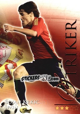 Cromo Krkic Bojan - World Football Online 2010-2011. Series 2 - Futera